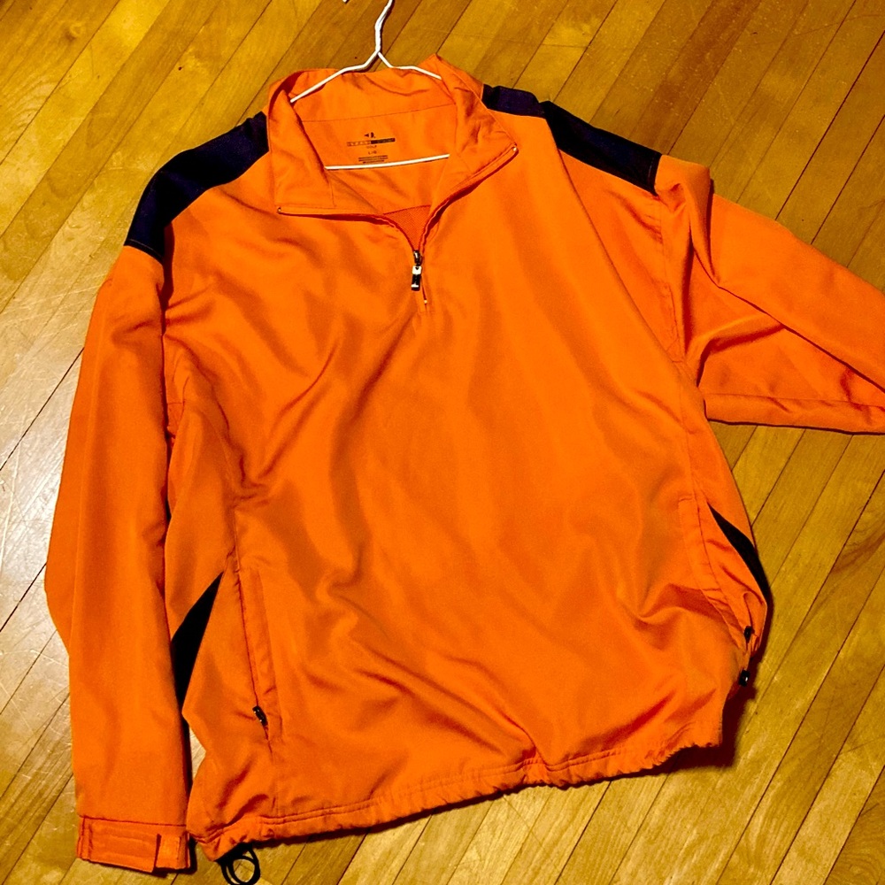 Grand Slam Vibrant Orange Golf Pullover